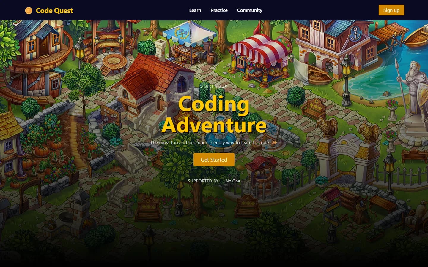 Screenshot of Code Quest